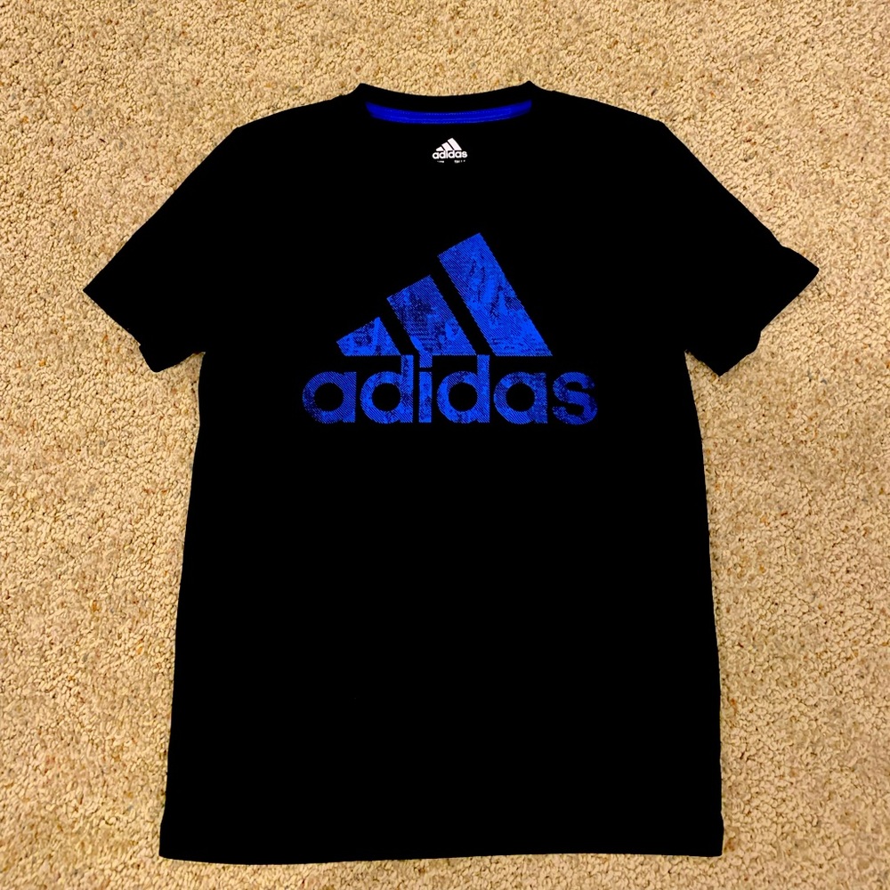Adidas boys dry wick short sleeve shirt